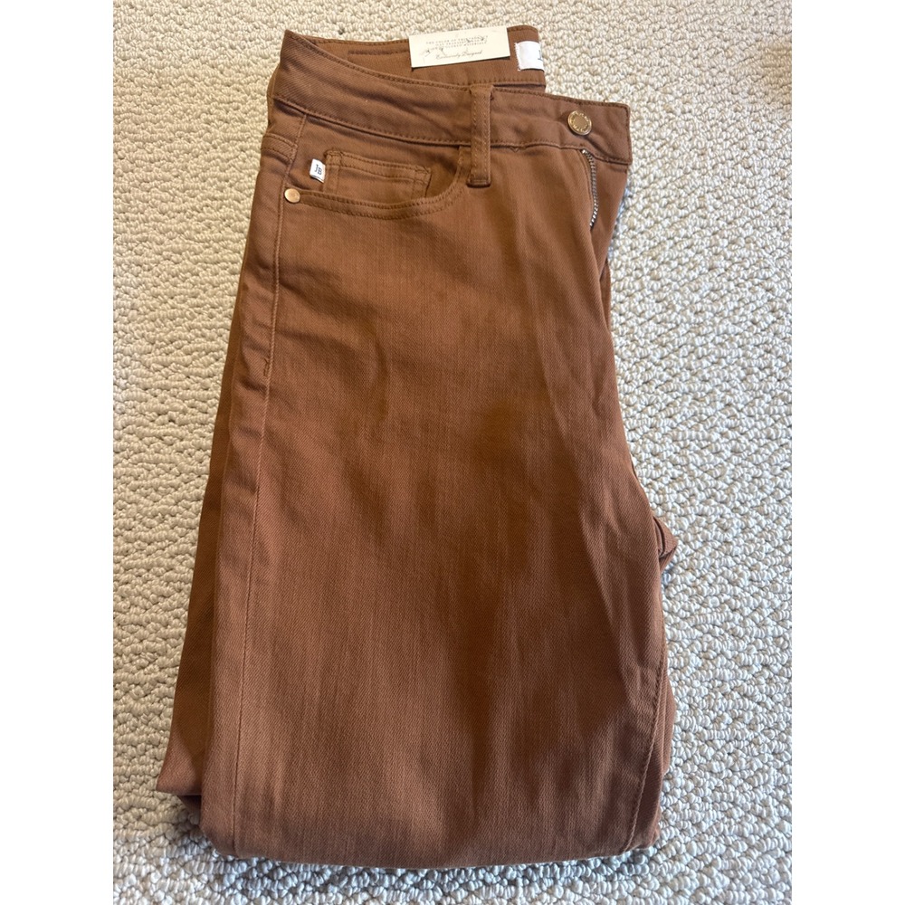 Judy Blue Ginger Brown High Waist Slim Fit Pants Jeans Size 7/28 Stretch Modern